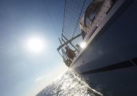 barcha a vela bavaria 46 rete di sicurezza lato skipper yacht a vela